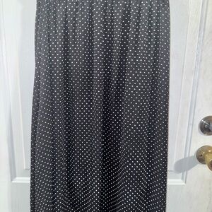LuLaRoe Black and White Polka Dot Skirt